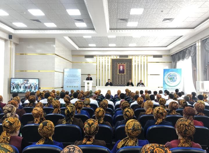 Conference for education workers held in Arkadag city