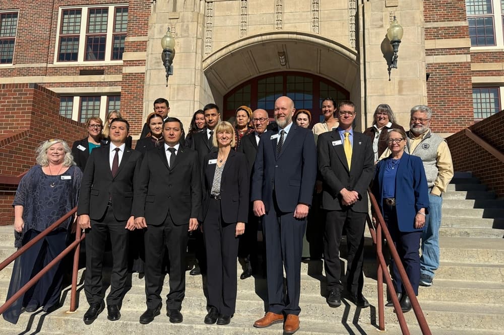 As part of a visit to the United States, a delegation from Turkmenistan visited Montana State University