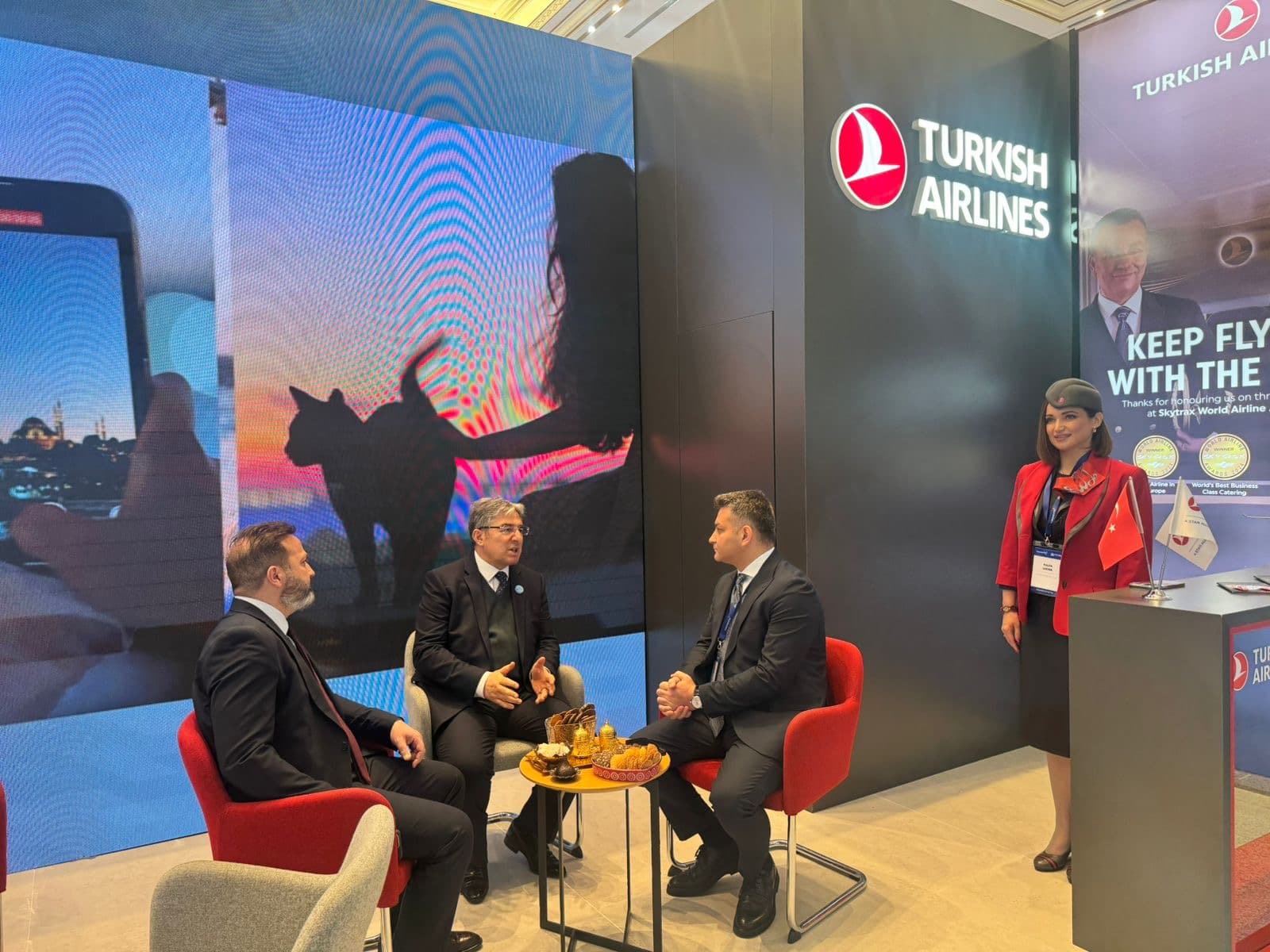 Turkish Airlines — в центре внимания посетителей на выставке ITTC-2025 в Ашхабаде