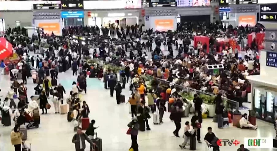 Железные дороги КНР на 10-й день пика весенних путешествий обслужат почти 14 млн пассажиров