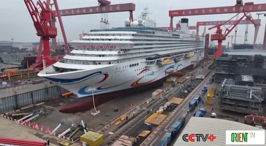 Второй китайский круизный лайнер готовится к вводу в эксплуатацию
