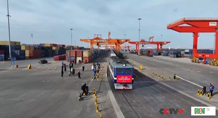 В январе-феврале грузовые поезда, курсирующие между Китаем и Европой, совершили более 3500 рейсов