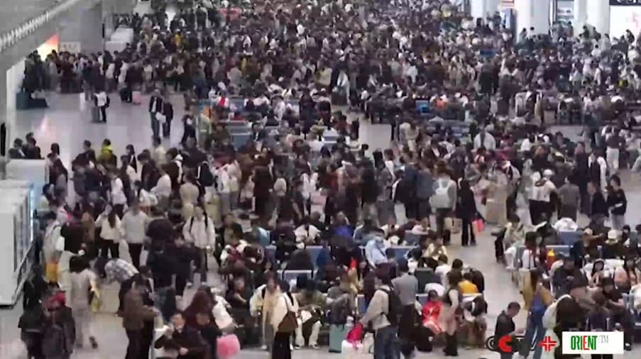 Китайские железные дороги перевезут 90,5 млн пассажиров за пять дней праздника Цинмин