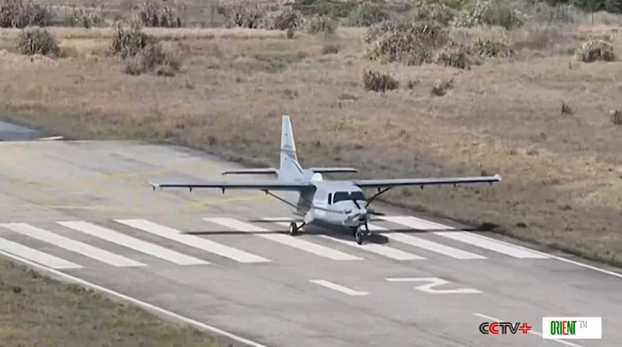 Грузовой беспилотник с водородным турбовинтовым двигателем совершил первый полёт в КНР