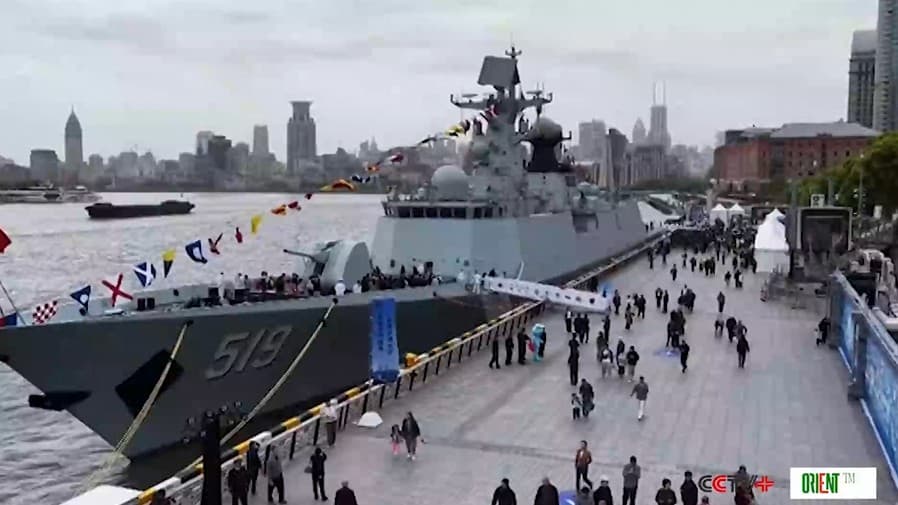 В Шанхае состоялось мероприятие, посвященное 77-й годовщине ВМС НОАК