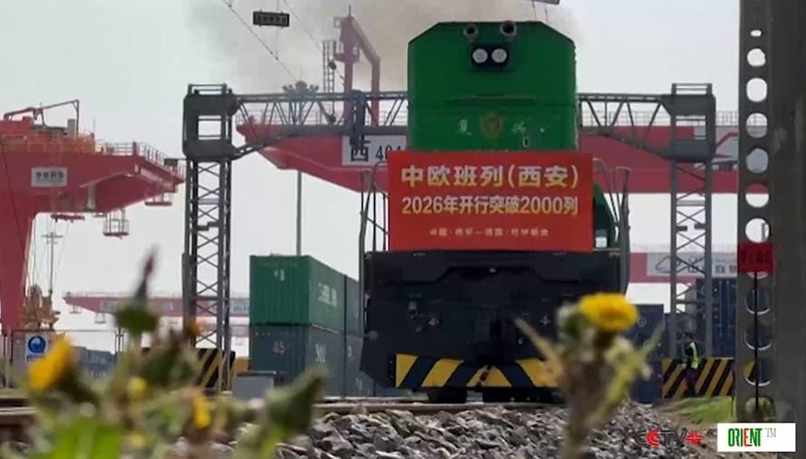 К 2026 году через международный портовый вокзал Сианя будет совершено более 2000 грузовых железнодорожных рейсов между Китаем и Европой