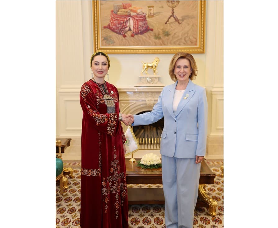 The Vice-President of the Charitable Foundation named after Gurbanguly Berdimuhamedov met with foreign guests