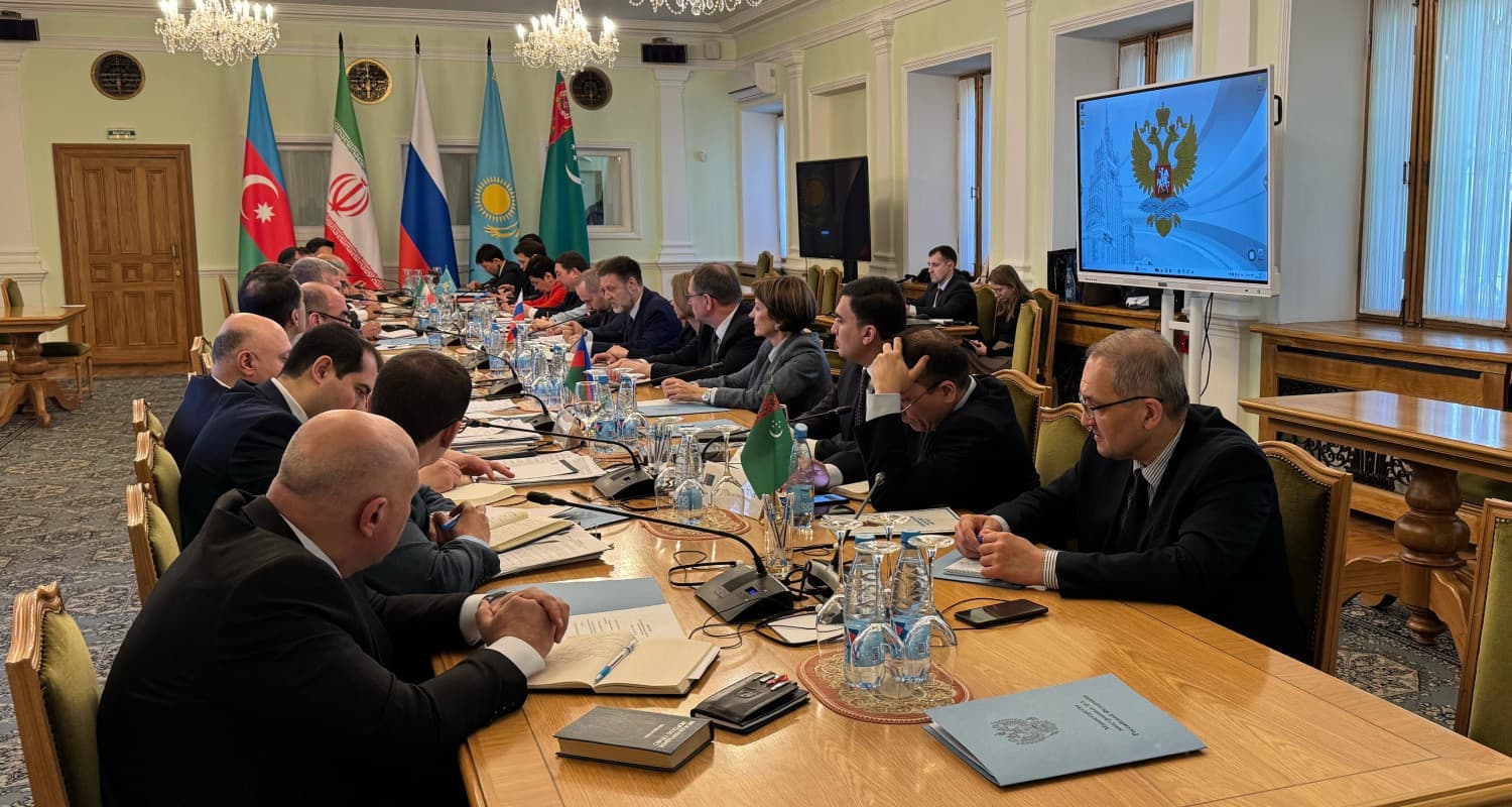 Moscow hosted the latest session of the Working Group on Caspian Sea Issues