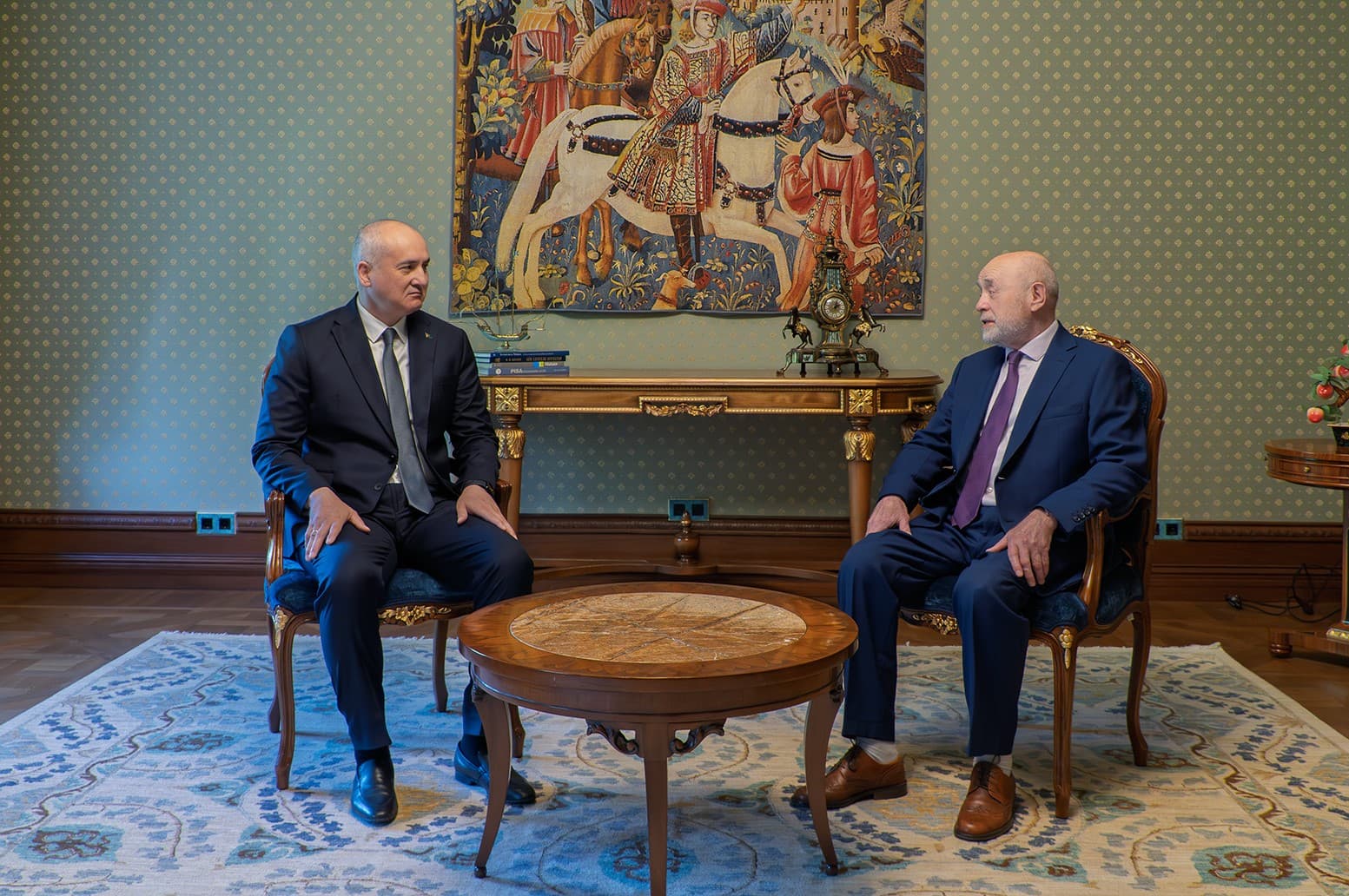 Ambassador of Turkmenistan Met with the Head of the Russian Institute for Strategic Studies