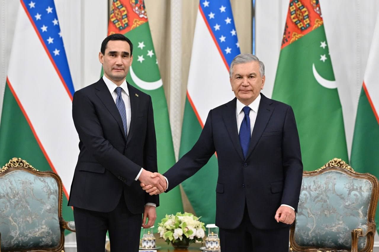 Serdar Berdimuhamedov Congratulated Shavkat Mirziyoyev on His Birthday