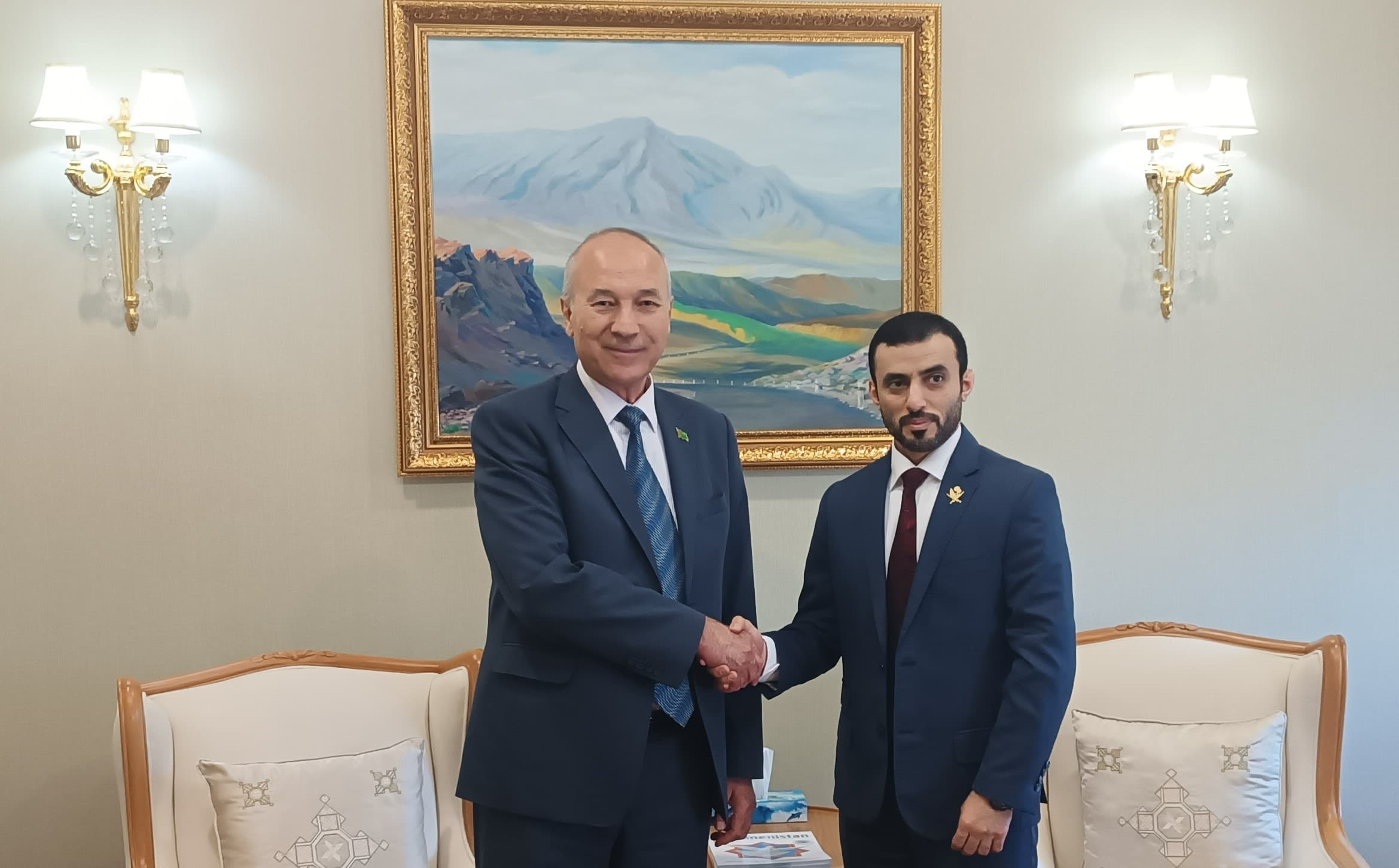 Qatar Praised Turkmenistan's Initiatives During a Meeting in Minsk