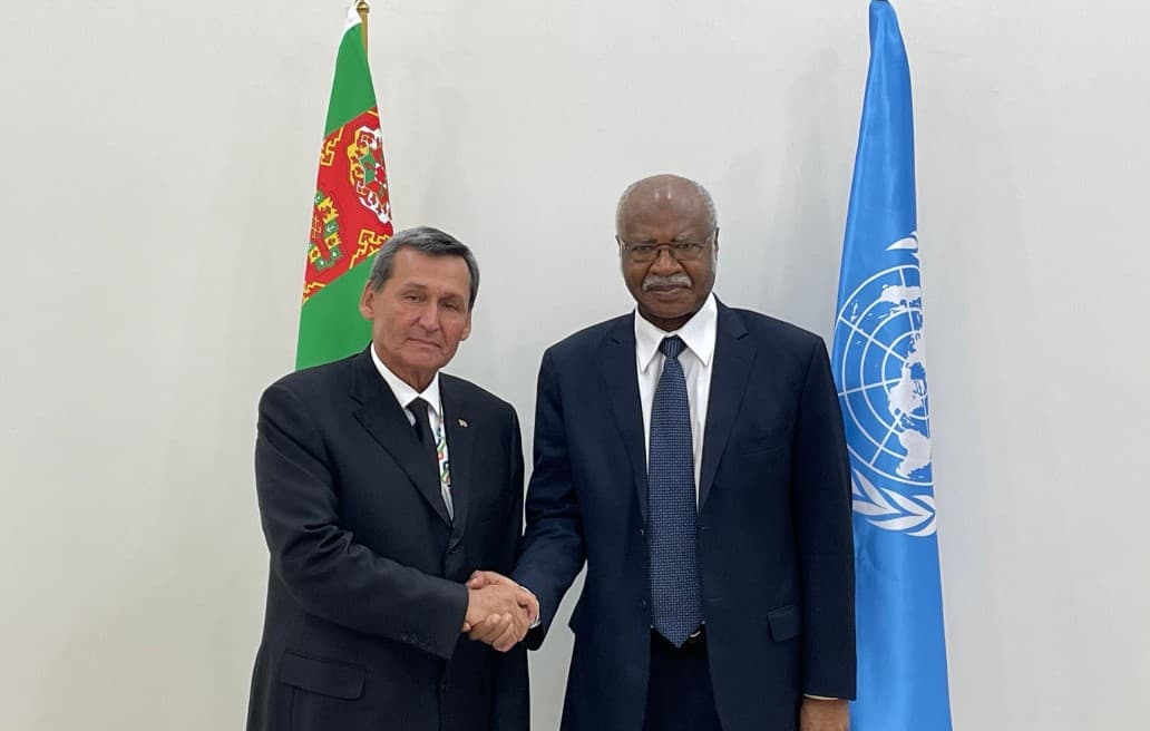 The UN General Assembly President highly appreciated Turkmenistan's commitment to international norms