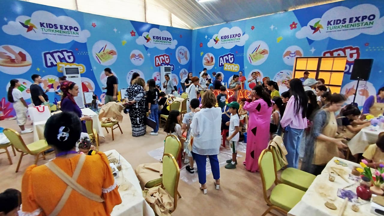 Dive into the world of childhood: a major international exhibition "Kids Expo" starts in Ashgabat