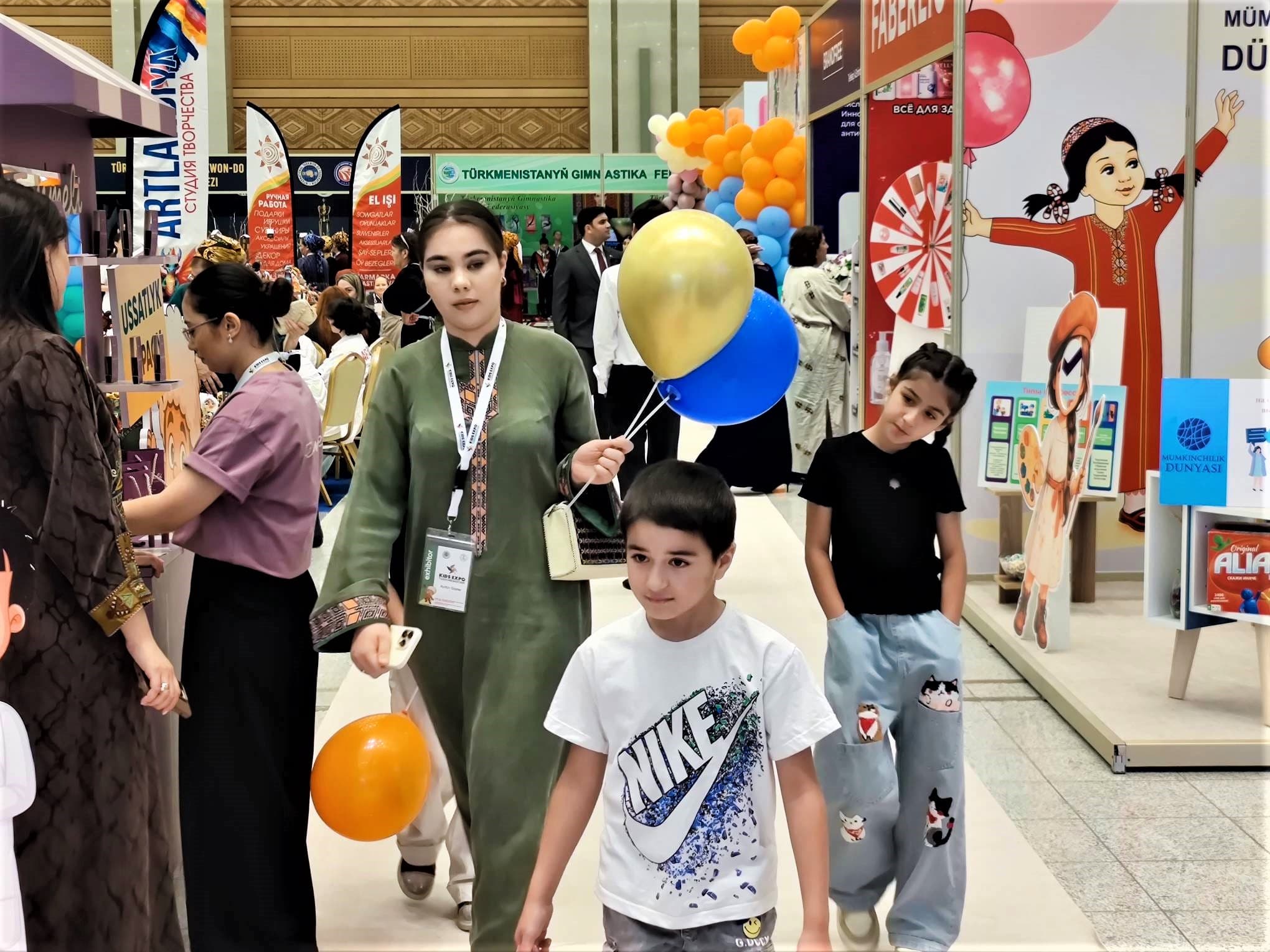 The exhibition-fair "Kids Expo" opened in Ashgabat: an invitation to co-creation