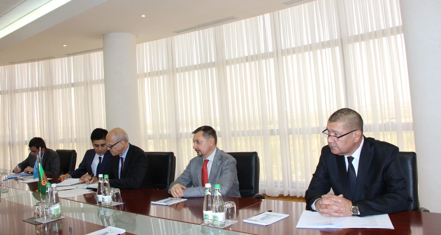 The Ministry of Foreign Affairs of Turkmenistan held a meeting with the representative of the UN Office on Drugs and Crime