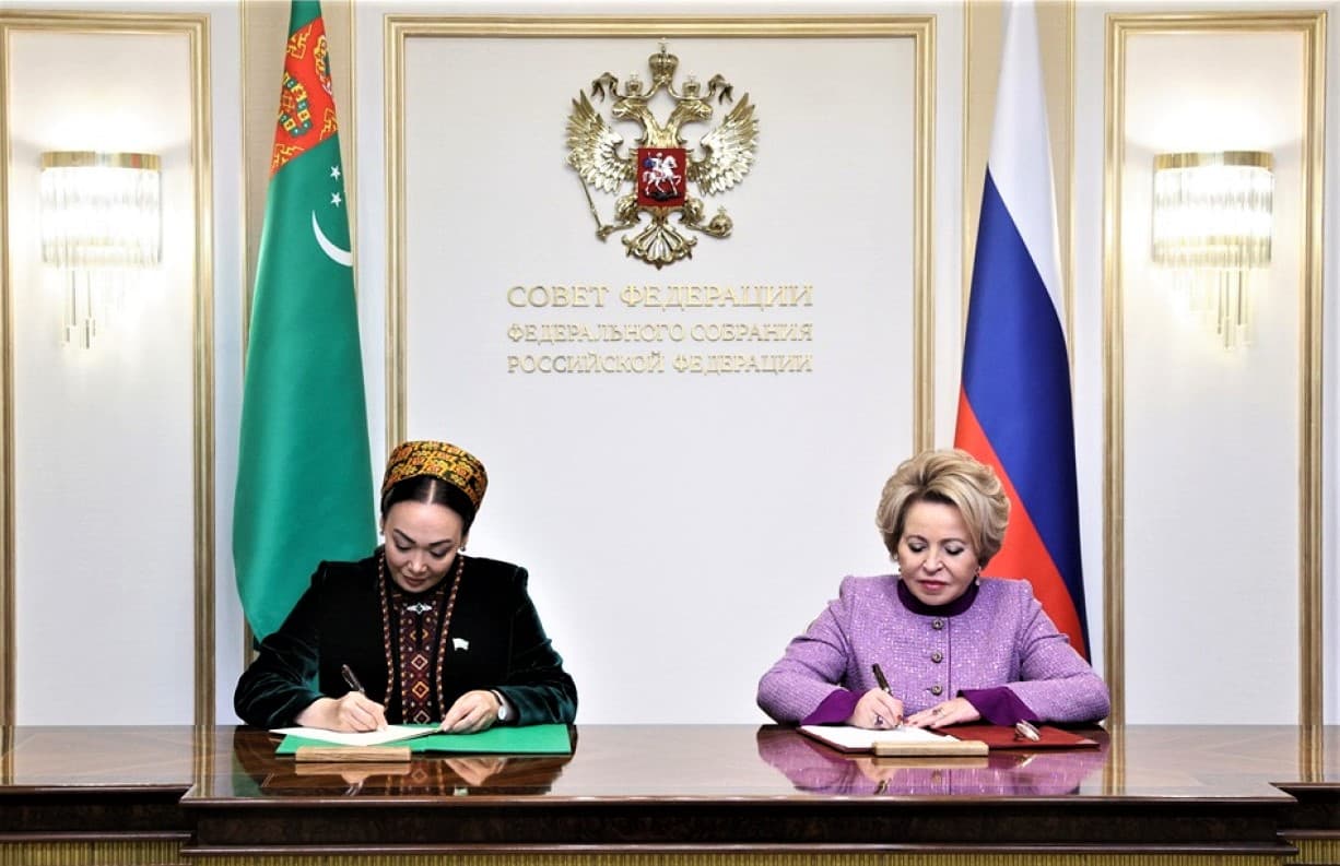 Moscow | The Parliaments of Turkmenistan and Russia Signed a Cooperation Agreement