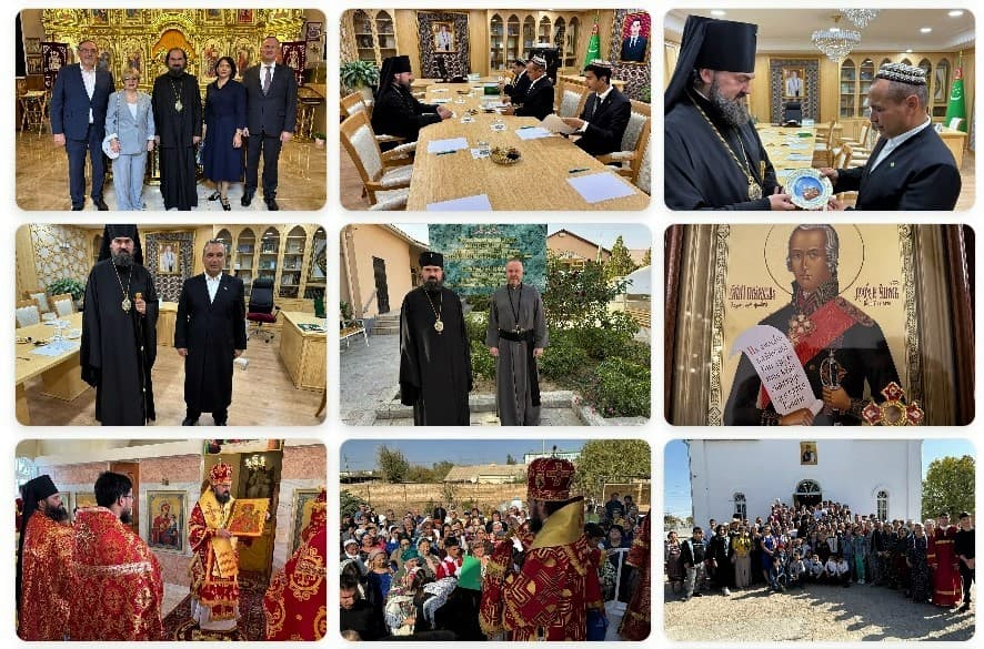 Interfaith Dialogue | Visit of the Archbishop of the Russian Orthodox Church to Turkmenistan