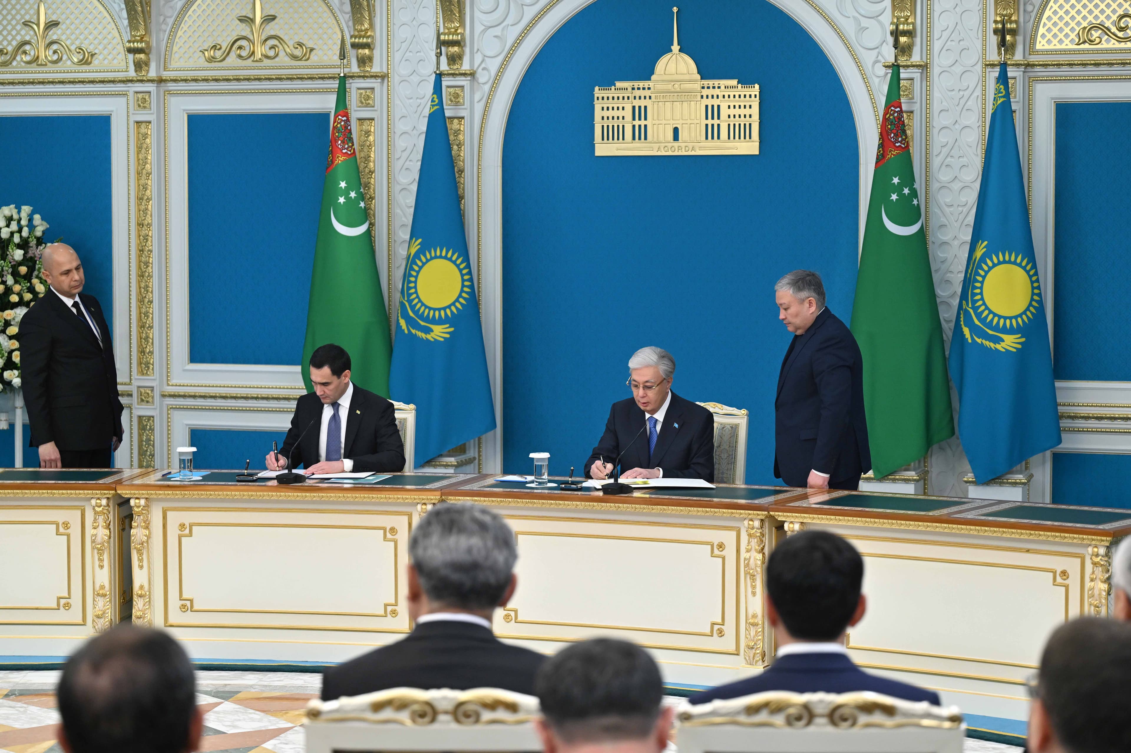turkmenistan-and-kazakhstan-adopted-package-bilateral-cooperation-documents