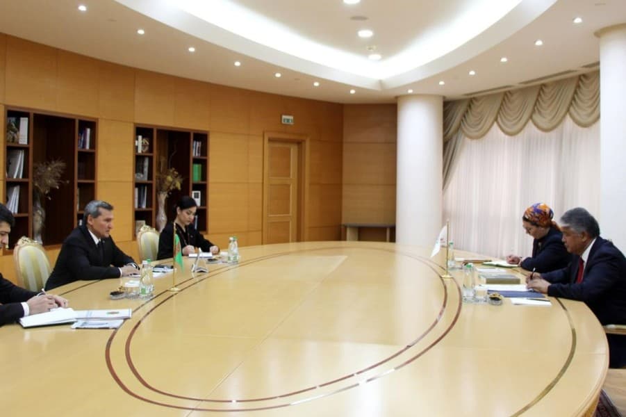 The Minister of Foreign Affairs of Turkmenistan Met with the Secretary General of TURKSOY