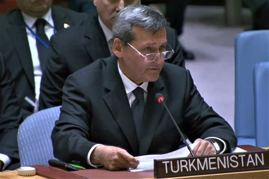 Rashid Meredov Presented Turkmenistan's Strategy and the Group of Friends of Neutrality at the UN Security Council
