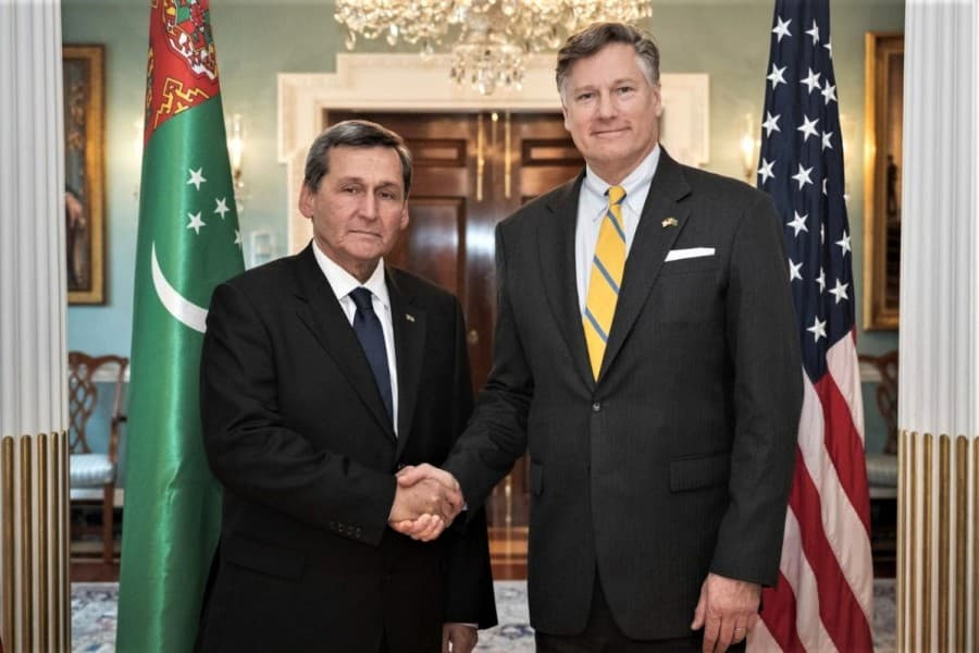 Rashid Meredov and Christopher Landau Outlined New Steps to Develop Partnership in Washington