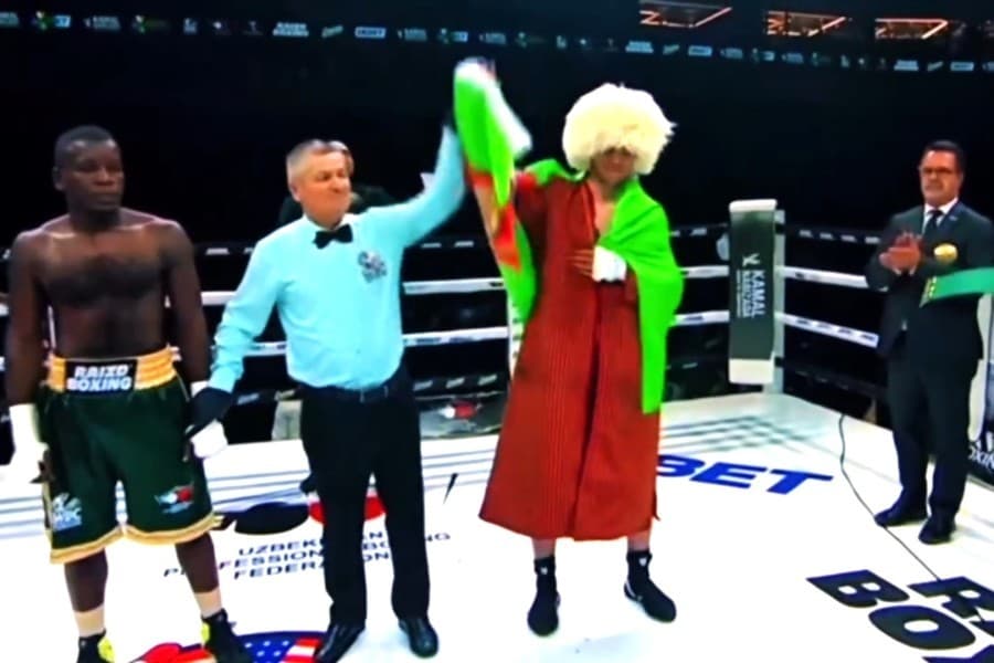 Khursand Imankuliev Won the WBC Eurasia Title by Knockout