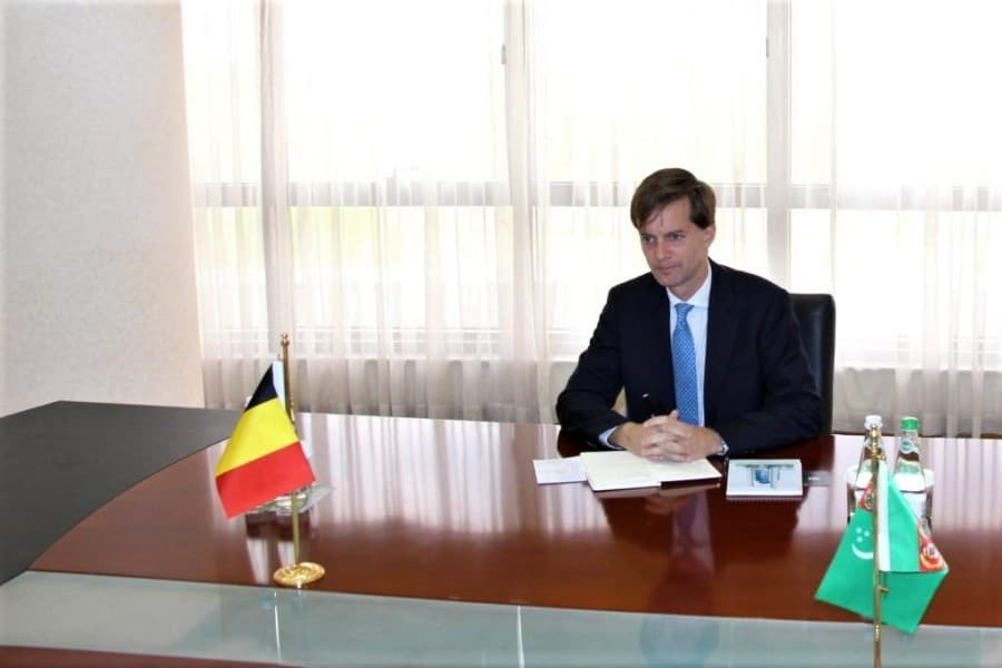 belgian-ambassador-was-received-ministry-foreign-affairs-turkmenistan