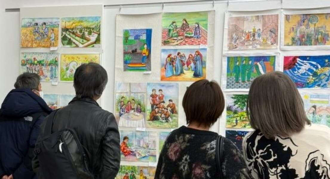 young-artists-turkmenistan-took-active-part-art-exhibition-tokyo