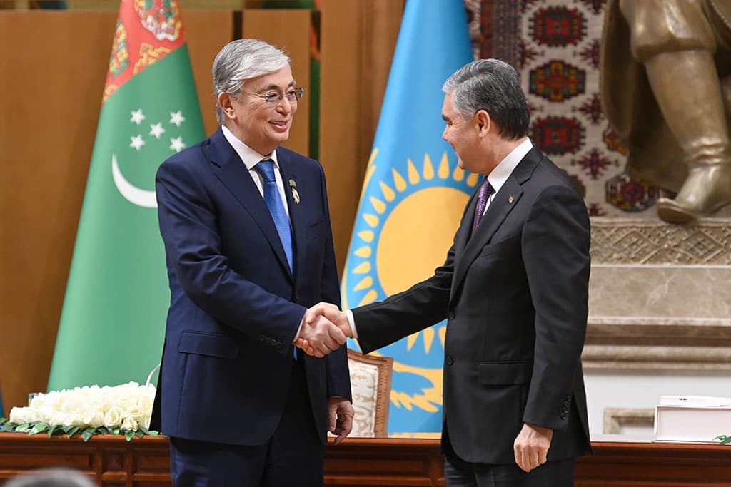 The Presidents of Turkmenistan and Kazakhstan discussed the prospects for bilateral relations
