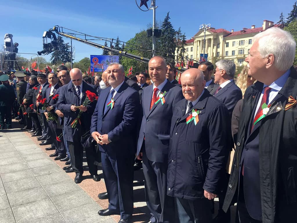 Постпред Туркменистана в органах СНГ принял участие в торжествах 9 мая в Минске