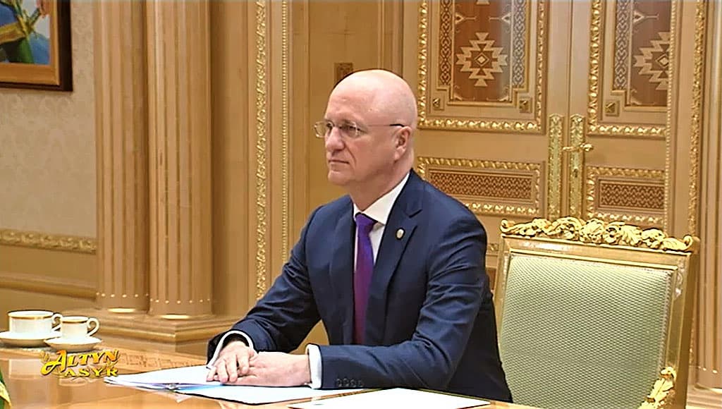 Президент Туркменистана обсудил с первым вице-премьером Казахстана проекты партнерства