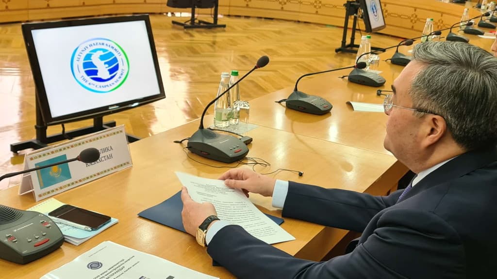 Глава МИД Туркменистана призвал коллег активизировать экономическое сотрудничество на Каспии