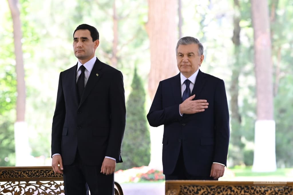 В Ташкенте проходят переговоры президентов Туркменистана и Узбекистана