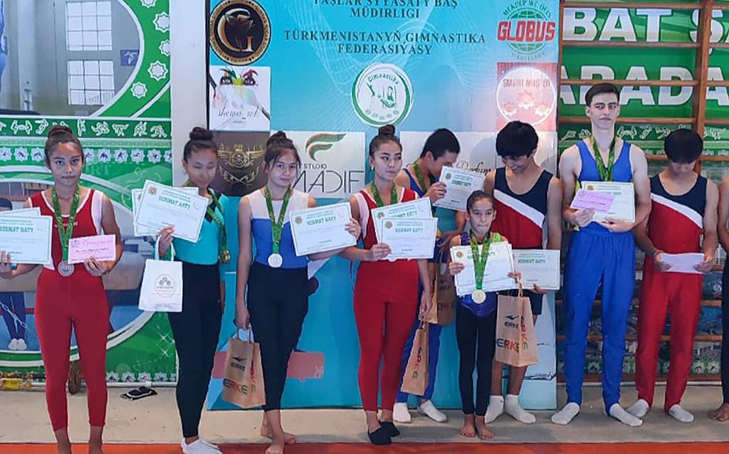 Состоялся финал чемпионата Туркменистана по спортивной гимнастике