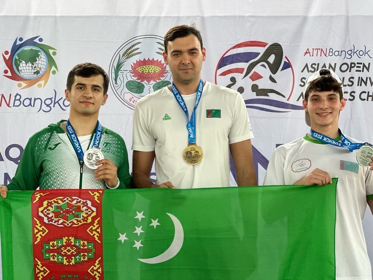 Туркменские пловцы завоевали семь медалей на открытом чемпионате Азии в Таиланде