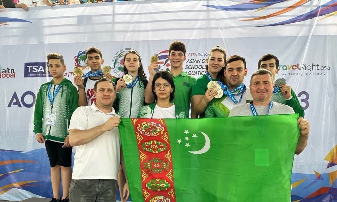 Туркменские пловцы завоевали 19 медалей на открытом чемпионате Азии в Таиланде
