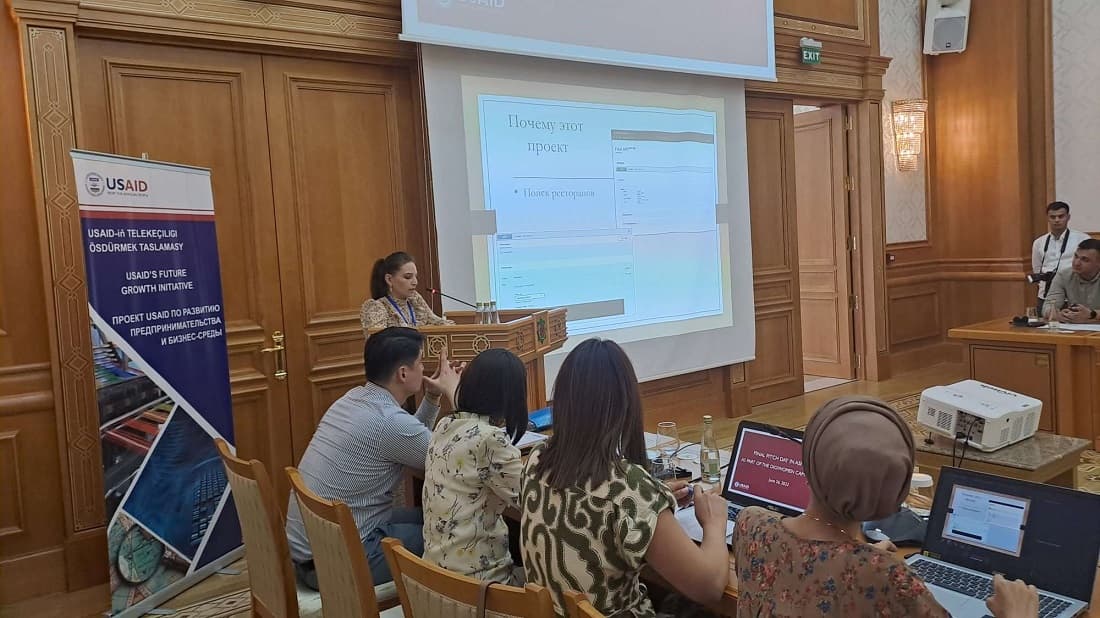 Study, employment, cooking - women's IT projects presented in Ashgabat