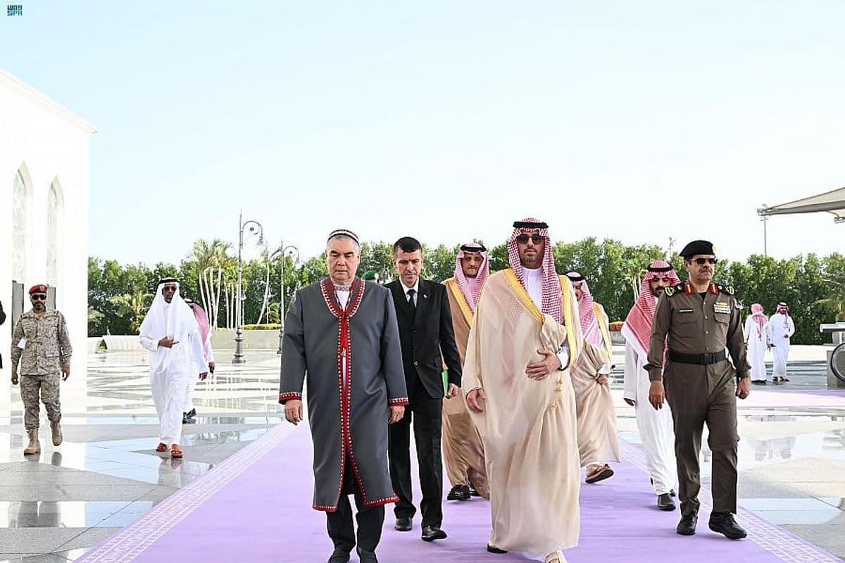 The head of the Halk Maslahaty of Turkmenistan arrived in Saudi Arabia
