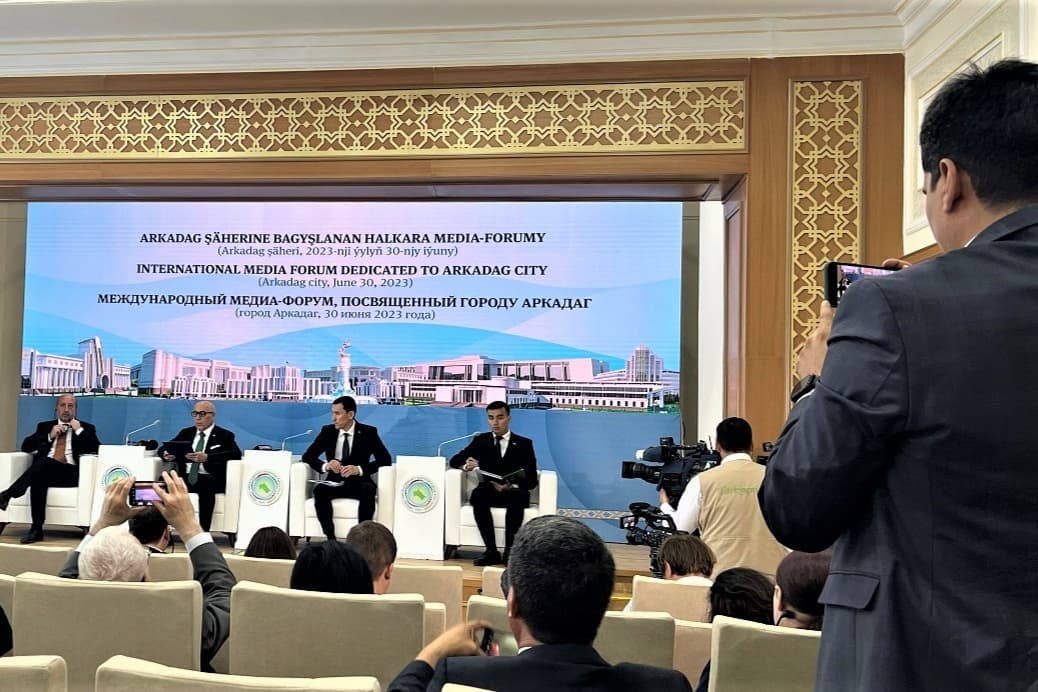 An international media forum was held in the city of Arkadag