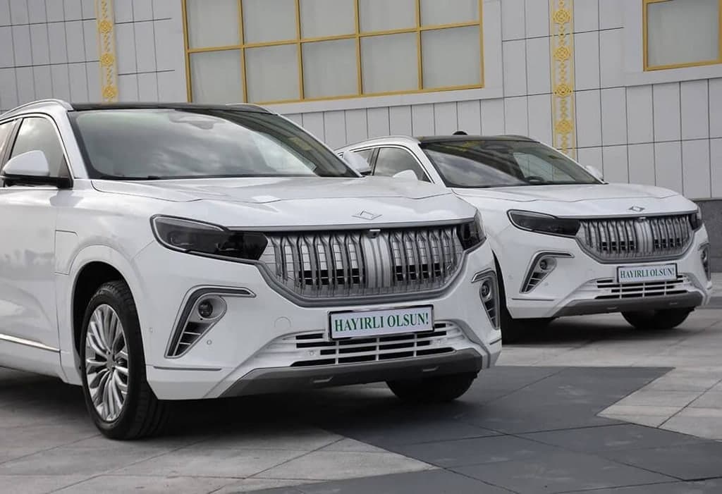 The President of Turkmenistan thanked his Turkish counterpart for the donated TOGG electric cars