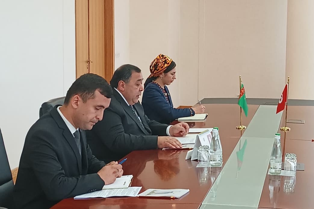 The new Ambassador of Tunisia held a meeting at the Ministry of Foreign Affairs of Turkmenistan