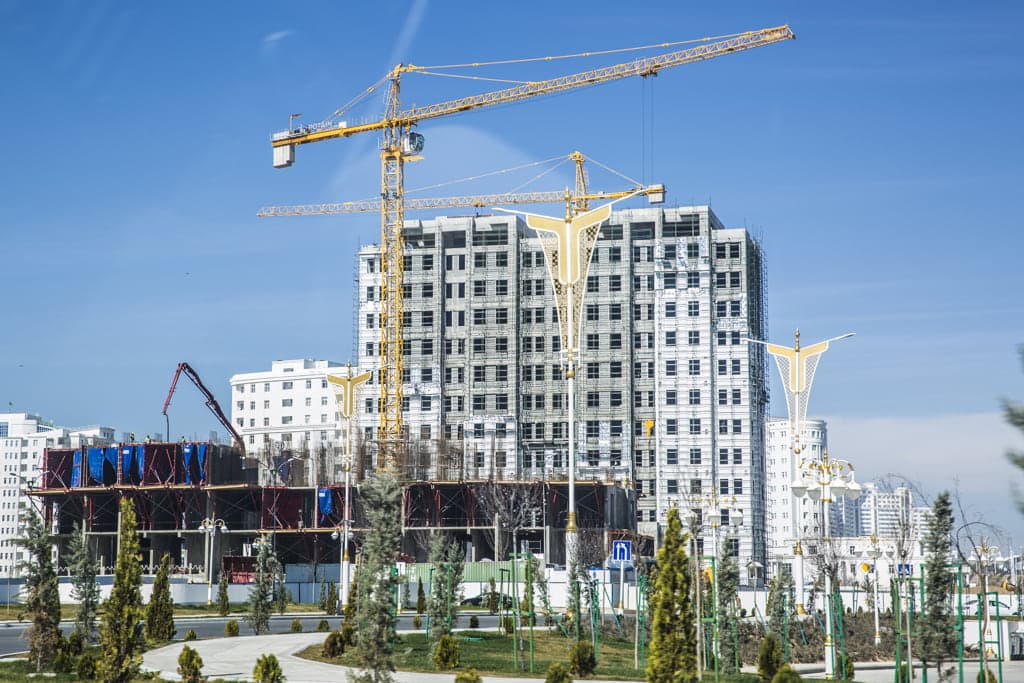 Turkish companies implemented construction projects worth $50.9 billion in Turkmenistan