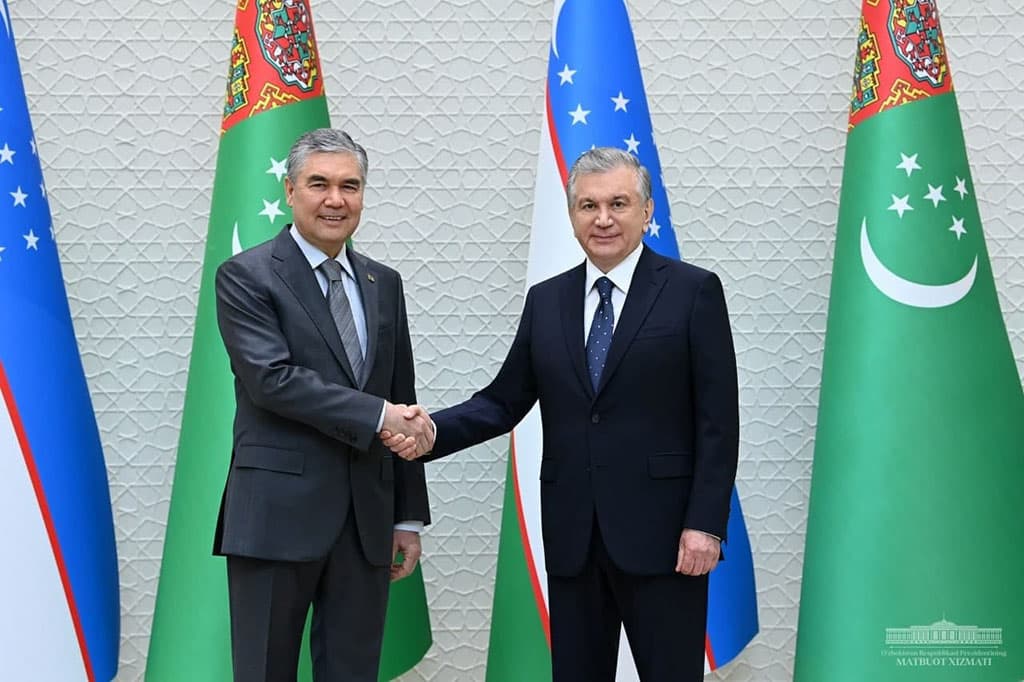 Gurbanguly Berdimuhamedov congratulated Shavkat Mirziyoyev on his victory in the presidential elections