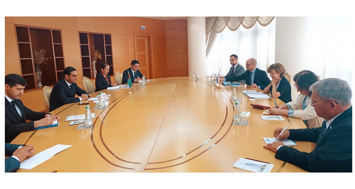 A meeting with the OSCE representative on freedom of the media was held at the Ministry of Foreign Affairs of Turkmenistan