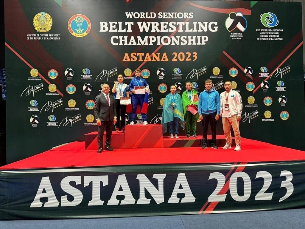 Туркменистан занял третье место на чемпионате мира по борьбе на поясах