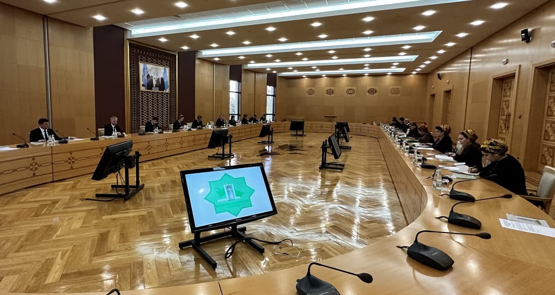A meeting of the Interdepartmental Commission on Human Rights was held at the Ministry of Foreign Affairs of Turkmenistan