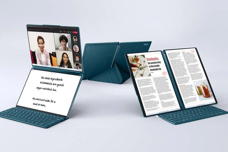 Lenovo has released a transformer laptop with two screens
