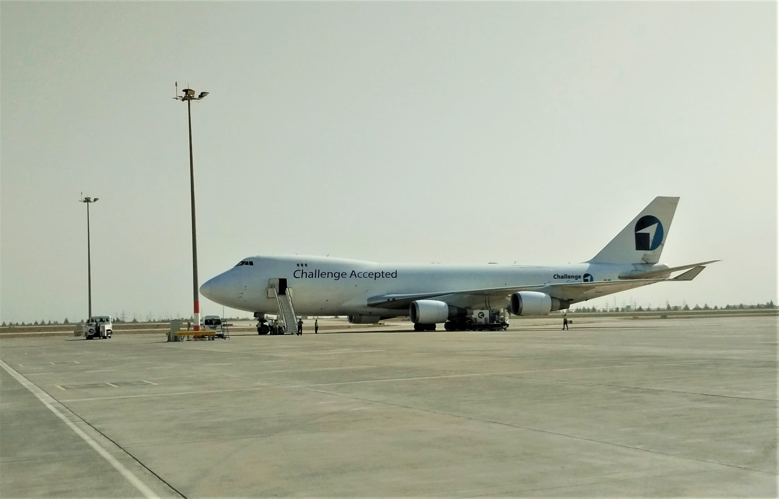 Belgian Challenge Airlines successfully completed its first cargo flight to Ashgabat