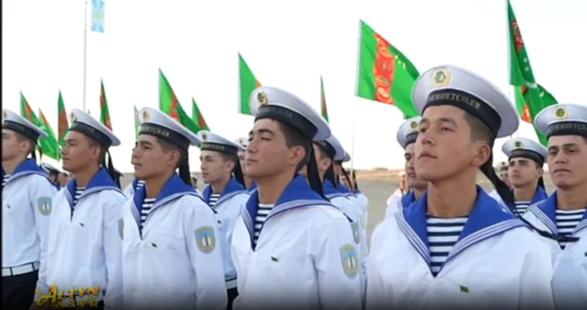 A modern complex of border posts has been opened on the Turkmen coast of the Caspian Sea