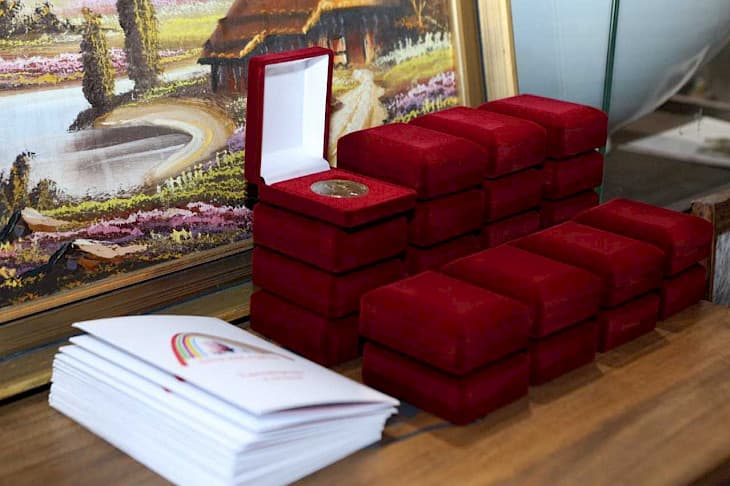 Foreign diplomats in Bishkek were awarded commemorative medals